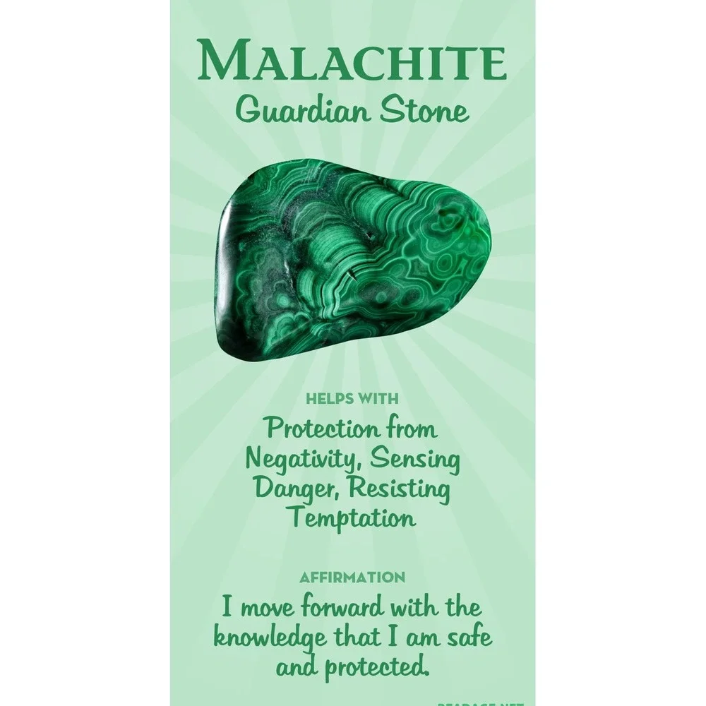 Green Malachite protective health and wealth Pendant Silver Necklace 18' Chain